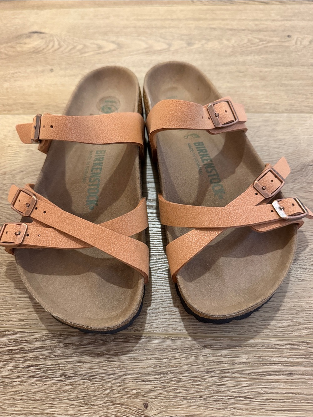 Birkenstock sandals- tan size 38